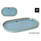 Serveerschaal La Mediterránea Scratch blue (6 Stuks)