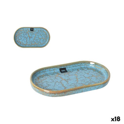 Serveerschaal La Mediterránea Scratch blue (18 Stuks)