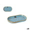 Serveerschaal La Mediterránea Scratch blue (18 Stuks)