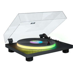 Platenspeler - BIGBEN INTERACTIVE - Verlichte draaitafel - Riemaandrijving - Bluetooth - Lichteff...