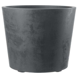 Bloempot Vaas - DEROMA - Millennium R - Antraciet - Met waterreservoir - Wielen - 59 cm