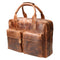 Rat Pack by Orange Fire Leren Laptoptas 15 inch 1068 Bruin