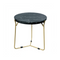 Homestylingshop Salontafels rond - salontafel marmer - salontafel Zwart 50-40 cm