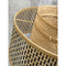 Wandlamp Bhutan - Bamboe/Zwart - 57x50x50cm