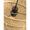Wandlamp Bhutan - Bamboe Zwart/Naturel - 40x40x34cm