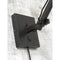 Wandlamp Andes - Bamboe Zwart/Zwart - 50x32x45cm