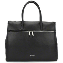 Gigi Fratelli Dames Leren Laptoptas 16-17 inch Romance Business ROM8007 Zwart