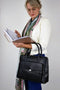 Gigi Fratelli Dames Leren Laptoptas 13.3 inch Romance Business ROM8013 Zwart