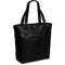 Chesterfield Leren Shopper Jade Zwart