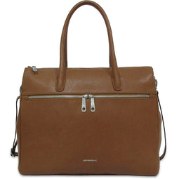 Gigi Fratelli Dames Leren Laptoptas 15 inch Romance Business ROM8006 Saddle