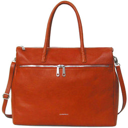 Gigi Fratelli Dames Leren Laptoptas 16-17 inch Romance Business ROM8007 Oranje