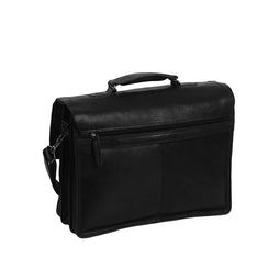 Chesterfield Leren Laptoptas Aktetas 15.6 inch Idaho Zwart