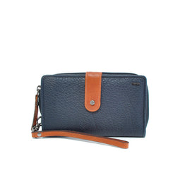 Berba Dames Leren Portemonnee Chamonix 121-920 Navy