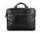 Spikes & Sparrow Leren Laptoptas 15 inch 24244 Zwart