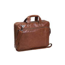 Chesterfield Leren Laptoptas 15.4 inch Manuel Cognac