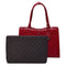 SOCHA Dames Laptoptas 14 inch Midi Croco Burgundy
