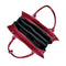 SOCHA Dames Laptoptas 14 inch Midi Croco Burgundy