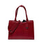 SOCHA Dames Laptoptas 14 inch Midi Croco Burgundy