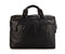 Spikes & Sparrow Leren Laptoptas 16.4 inch 3-Vaks Bronco Zwart