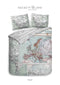 Heckett Lane Dekbedovertrek Katoen Satijn Greyson - Crystal Blue