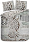 Heckett Lane Dekbedovertrek Katoen Playa - sandy beige