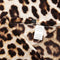 Zo Home Flanel Fleece Plaid Leopard - brown - 140x200