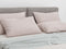 Zo Home Lino Kussensloop Linnen Look shell nude
