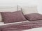 Zo Home Lino Kussensloop Linnen Look - wine red 80x80cm