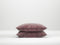 Zo Home Lino Kussensloop Linnen Look - wine red 80x80cm