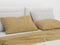 Zo Home Lino Kussensloop Linnen Look - ochre yellow 80x80cm