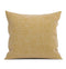Zo Home Lino Kussensloop Linnen Look - ochre yellow 80x80cm