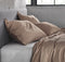 Zo Home Satinado Kussensloop Katoen Satijn - praline brown 50x50cm