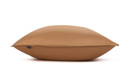 Zo Home Satinado Kussensloop Katoen Satijn - cognac brown 80x80cm