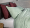 Zo Home Satinado Kussensloop Katoen Satijn - foam green 50x50cm