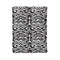 Zo Home Flanel Fleece Plaid Zebra - black - 140x200cm