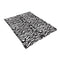 Zo Home Flanel Fleece Plaid Zebra - black - 140x200cm