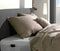 Zo Home Lino Kussensloop Linnen Look - palm taupe 80x80cm