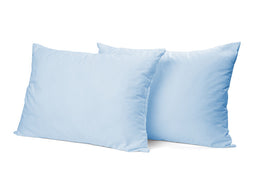 Elegance Kussensloop Hotelsluiting Percal Katoen licht blauw