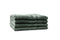 LINNICK Pure Douchelaken 70x140cm - olive green - Set van 4