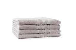 LINNICK Pure Douchelaken 70x140cm - silver - Set van 4
