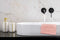 LINNICK Pure Washand 16x21cm - light pink - Set van 6