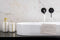 LINNICK Pure Washand 16x21cm - silver - Set van 6
