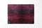 LINNICK Flanel Fleece Deken Snake - bordeaux/zwart - 140x200cm
