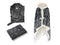 LINNICK Flanel Fleece Deken Leopard - zwart/wit - 140x200cm