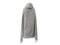 LINNICK Hoodie Flanel Fleece Deken Met Capuchon Croco - zilver - 130x180cm