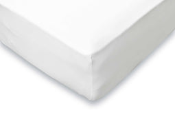 LINNICK Ledikant Baby Hoeslaken Jersey Stretch - wit 60x120cm