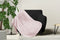 LINNICK Flanel Fleece Deken Croco - licht roze - 140x200cm