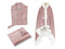 LINNICK Flanel Fleece Deken Croco - roze - 140x200cm