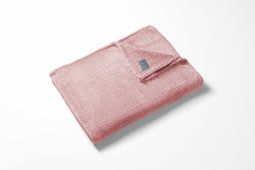 LINNICK Flanel Fleece Deken Croco - roze - 140x200cm