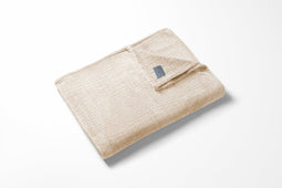 LINNICK Flanel Fleece Deken Croco - zand - 140x200cm